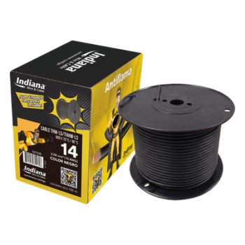 Cable Eléctrico THW-LS / 14 AWG / 19 Hilos / 90 °C Seco / 75 °C Mojado / Bobina 100 m (328 ft)