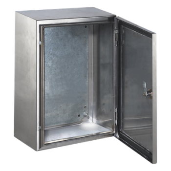 Gabinete de Acero Inoxidable / IP66 / IK10 / 300 x 400 x 200 mm / Capacidad 30 kg / Placa Interior Galvanizada
