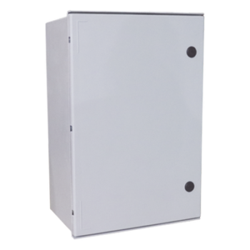 Gabinete Exterior / Poliéster IP65 / 800 x 1000 x 300 mm / Placa Trasera Incluida / Cerradura con Llave / Montaje Poste o Pared