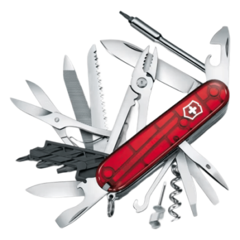 Navaja Multifunción / 39 Herramientas / Llave Tuercas Tecnológica / Dados Hexagonales D-SUB 4-5 mm / Bits Phillips-Torx-Hex / ABS-Cellidor / 91x34x27 mm / 187 g