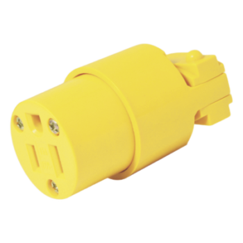 Contacto con Abrazadera Plástica / 3 Polos NEMA 4-2125 / 127 VCA / 15 A / Uso Interior y Exterior