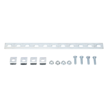 Kit de uniones y derivaciones para charola / Acero al carbono / Acabado electrozincado 15-20 μm / 4 clemas / Clip ED275