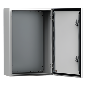 Gabinete de Uso Exterior / IP66 / NEMA 4/12/13 / IK10 / Acero Dulce 1.5 mm / 600 x 400 x 210 mm (23.62 x 15.75 x 8.27 in) / Platina de Montaje