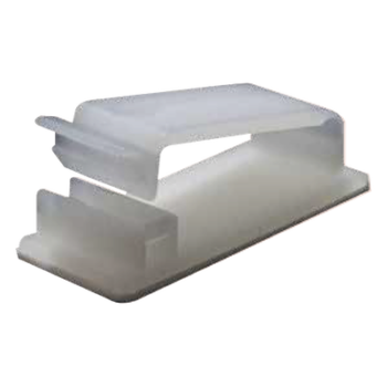 Clip Organizador de Cables / Auto-Adherible / 5 Unidades / Soporte 8.0 mm (6 AWG) / Carga 250 g (0.551 lb) / -5°C a 65°C (23°F a 149°F)