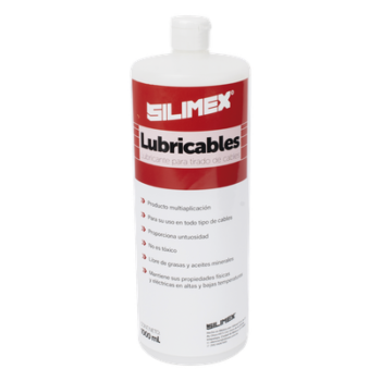 Lubricante Dieléctrico para Jalado de Cables / Compatible con Eléctricos, Datos y Fibra Óptica / Conductividad 0 S / Insoluble en Agua / 1 Litro / 0.26 gal