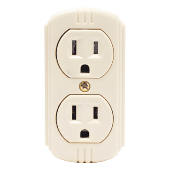 Contacto Dúplex 127 Vca, 15 A Max. Para Sobreponer (Sin perforar la superficie).