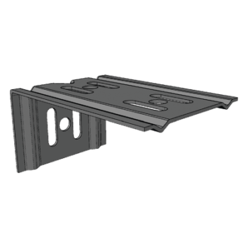 Ménsula para Malla / Charola 100 mm / Montaje en Pared / Acabado Electrozinc / Cargas Ligeras