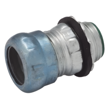 Conector de Compresión / Pared Delgada 3/4 in / Acero Galvanizado / Aislado / 1.35 in (34.29 mm) x 1.255 in (31.88 mm)