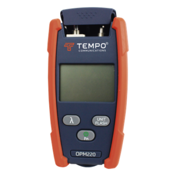 Medidor de Potencia Óptica / Rango -50 a +26 dBm / VFL 650 nm hasta 4 km / 6 Longitudes de Onda / Detección de Tono 270 Hz-2 kHz / Entrada Universal 2.5 mm