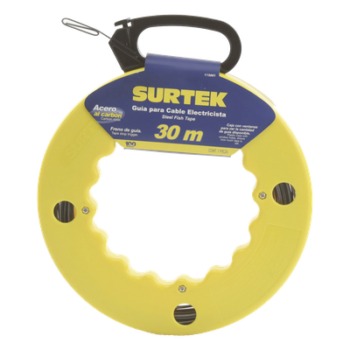 Guía Jala Cable / Acero SAE 1045 / Longitud 30 m (98.4 ft) / 5 Alambres Calibre 12 AWG / Ojo Agrandado / Ventanas de Verificación
