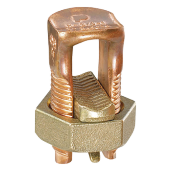Conector Mecánico de Puesta a Tierra / Cobre / Calibre 8 a 6 AWG / 3 Cables / Cuerpo Extralargo