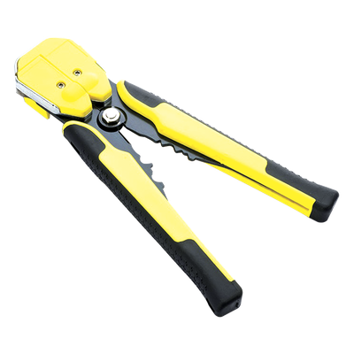 Pinza Multifuncional / Pelacables y Prensado Automático / Calibres 10-24 AWG / Acero Térmicamente Tratado / Acabado Satinado Antióxido