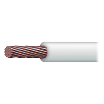 Cable Eléctrico THW-LS / Calibre 6 AWG / 19 Hilos / 100 m (328.1 ft) / Cobre Suave / 90°C / Blanco