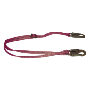 Banda de Posicionamiento para Arnés / Resistencia 2,722 kg / Longitud 1.8 m (5.9 ft) / Diámetro 1/2 pulgada / Ganchos Doble Seguro / ANSI A10.14 y Z359.1