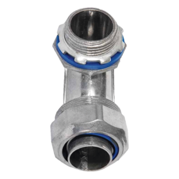 Conector Curvo para Tubo Liquidtight / 3/4" (19 mm) / Acabado Bruñido / Sellos Incluidos / NEMA FB-1 / UL 514B