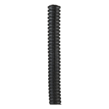 Tubo Corrugado Abierto / Polietileno / Diámetro Interno 10.5 mm / Diámetro Externo 14.1 mm / 30.5 m (100 ft) / Negro / Interior / -40 a 50°C