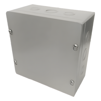 Caja de Pase / 25 x 25 x 10 cm (9.8 x 9.8 x 3.9 in) / NEMA 1 / Acero Galvanizado / Uso Interior
