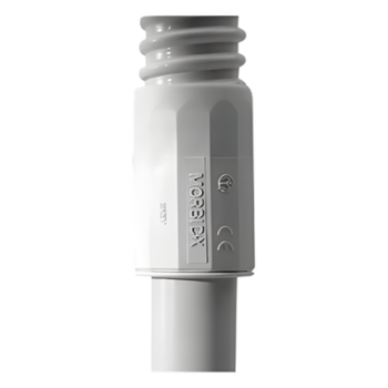 Conector de Transición Rígido-Flexible / PVC 25 mm / Auto-Extinguible / Sin Halógenos / IP65 / -24°C a 60°C
