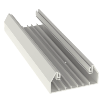 Base para Canaleta / PVC Rígido / 103.3 x 44.9 x 2400 mm / UL94V-0 / TIA/EIA / 600 VAC / 2.4 m (7.87 ft)