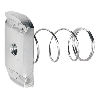 Tuerca con Resorte / 1/4 Pulgadas / Acero Inoxidable 304 / Ajuste Preciso / Resistente a Corrosión