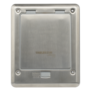 Caja de Piso / IP66 Cerrada / 120 kg Carga / 17.4x14.3x8 cm / Aluminio / TIA/EIA