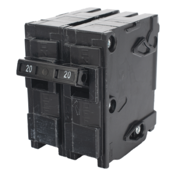 Interruptor Automático Enchufable / 2 Polos / 20 A / 240 VCA / Capacidad Interruptiva 10 kA / Tipo QP