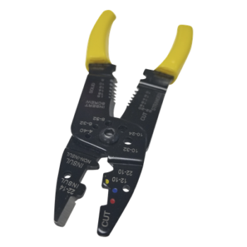 Pinza Multifuncional / 8.5 in / Pelacables 10-22 AWG / Cortador 3mm / Plegador Terminales