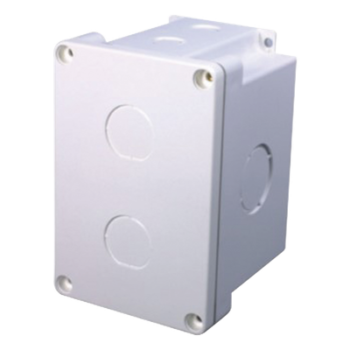 Caja Superficial a Prueba de Agua / IP67 / 2 Salidas / 120 x 80 x 79.7 mm / 4.72 x 3.15 x 3.14 in / Certificaciones RoHS y UL