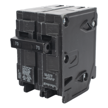 Interruptor Automático Enchufable / 2 Polos / 70 A / 120/240 V AC / 10 kAIC / Tipo QP
