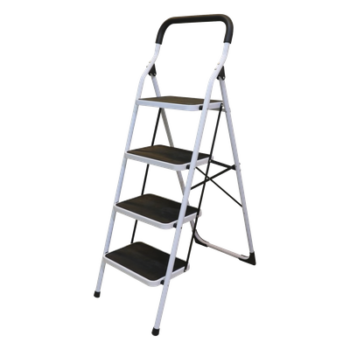 Escalera plegable tipo taburete / Acero / 1.37 m (4.5 ft) / Capacidad 160 kg