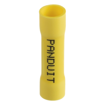 Conector de Empalme a Tope / 12-10 AWG / 300V / Vinilo Aislado / Amarillo / 25 Piezas