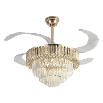 Ventilador de Techo con Luminario LED / 110 V CA 50/60 Hz / 88 W / 4500 lm / 2700-4000-6500 K / 3 Tonos de Luz / 1075 mm (3.5 pies) / 6 Velocidades / No Dimeable