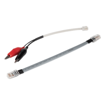 Cables de Repuesto para Probador de Red / Tone & Probe / RJ45-RJ45 / RJ11-Cocodrilo / 5.9'' (15 cm) / PVC-Policarbonato