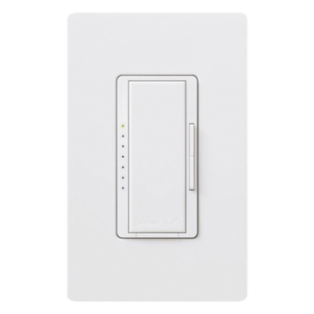Atenuador de Pared Maestro RF PRO / 250 W LED / 500 W Incandescente / Fase Seleccionable / Neutro Opcional / RadioRA 2 y 3 / RF 431-437 MHz