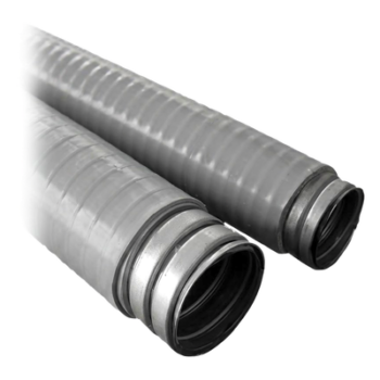 Tubo Flexible Liquidtight / 2" (50 mm) / Acero Pregalvanizado + Forro PVC / Rollo 20 m (65.6 ft) / NEMA 4/IP-65