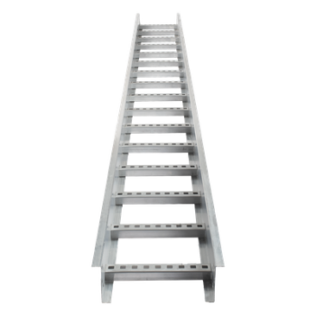 Escalera de Aluminio Portacables / Perfil Z / Peralte 3 1/4" /Paso 9" / Ancho 12" / 3.66 metros / Capacidad Máx. 274 Cables / Incluye Cople Union y Tornillería (CHEZ314P9X12AK)