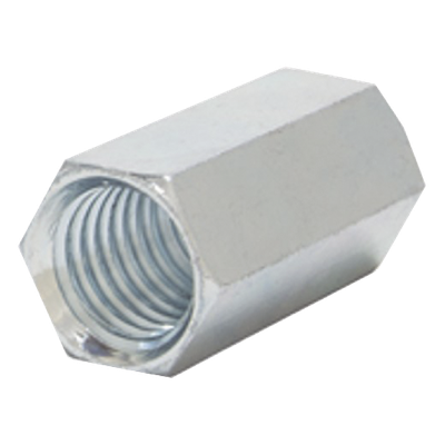 Cople Hexagonal Rosca UNC / 6.5 mm (1/4") / Acero Estructural / Galvanizado Electrolítico