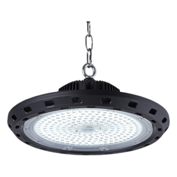 Luminario LED UFO High Bay / 100 W / 14,000 lm / Luz Fría 6500 K / IP66 / 85-265 V CA