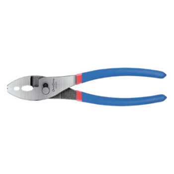 Pinza Mecánica / 8 Pulgadas / Acero al Carbono / Mordaza Dentada / Cortador de Alambre Integrado / Mango Ergonómico