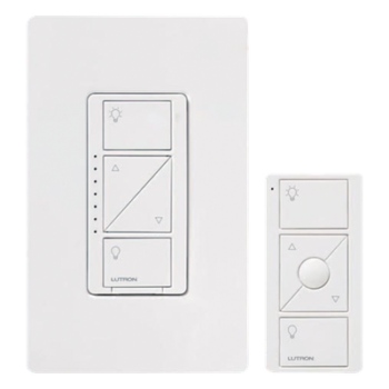 Kit Atenuador de Pared Inteligente / Sin Cable Neutro / 600 W Incandescente / 150 W LED / Control Remoto Pico / Alcance 9 m (29.5 ft)