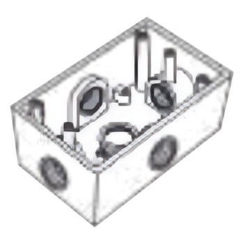 Caja Condulet FS / 1" (25.4 mm) / Cinco Bocas / Volumen 234.5 cm³ / A Prueba de Intemperie / Certificación UL-CSA