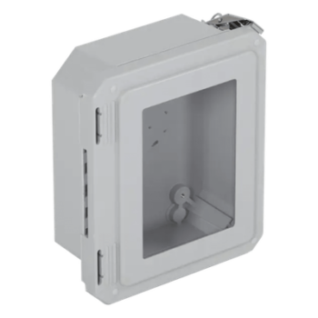 Caja de Fibra de Vidrio / 8.77" (22.27 cm) Alto x 6.77" (17.19 cm) Ancho x 4.06" (10.31 cm) Profundo / Ventanilla Transparente / Certificación UL/cUL / Uso Exterior
