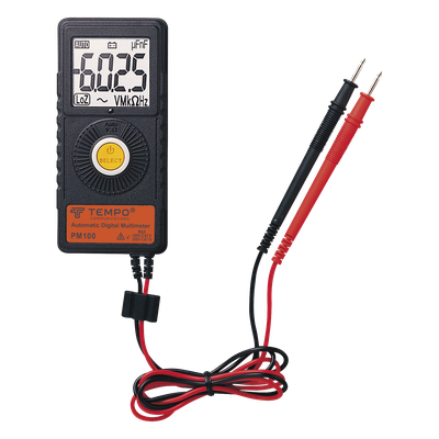 Multímetro Digital / 6000 Cuentas / Detección Automática de Voltaje / CAT-III 300V / CAT-II 450V / Diseño de Bolsillo