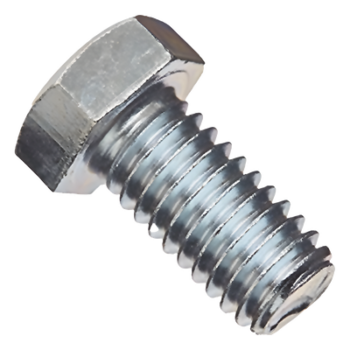 Tornillo Máquina Estándar / Rosca UNC 3/8" (9.5 mm) / Longitud 2 1/2" (63 mm) / Grado 2 / Galvanizado Electrolítico