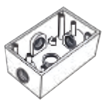 Caja Condulet FS / 4 Bocas NPT 25.4 mm (1") / Aluminio Diecast / Volumen 234.5 cm³ / IP66 con Tapa y Empaque / UL 514A y 514B