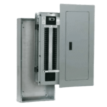 Tablero de alumbrado / 18 circuitos / Barras aluminio 250 A / Frente sobreponer / Sin zapatas principales