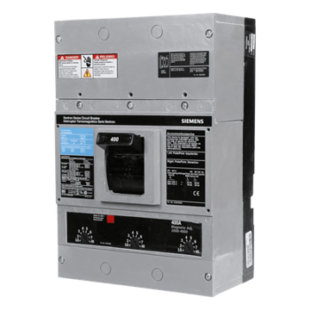 Interruptor Termomagnético / 600V CA / 3 Polos / 400A / Capacidad Interruptiva 65 kA / Sin Zapatas Principales
