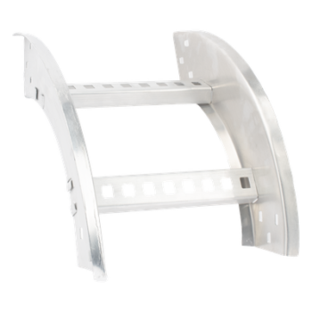 Curva Vertical Exterior / Perfil Z / Peralte 3 1/4" / Ancho 9" / Radio 8" / Aluminio / NEMA VE1-VE2