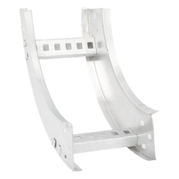 Curva Vertical Interior / Perfil Z / Peralte 3 1/4" / Ancho 6" / Radio 8" / Aluminio / 90°