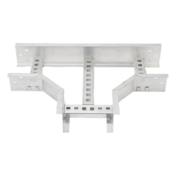 Derivación T Horizontal / Perfil Z / Peralte 3 1/4" / Ancho 6" / Radio de Curvatura 8" / Aluminio de Alta Resistencia / Normas NEMA-VE1, NEMA-VE2, NMX-J-511-ANCE